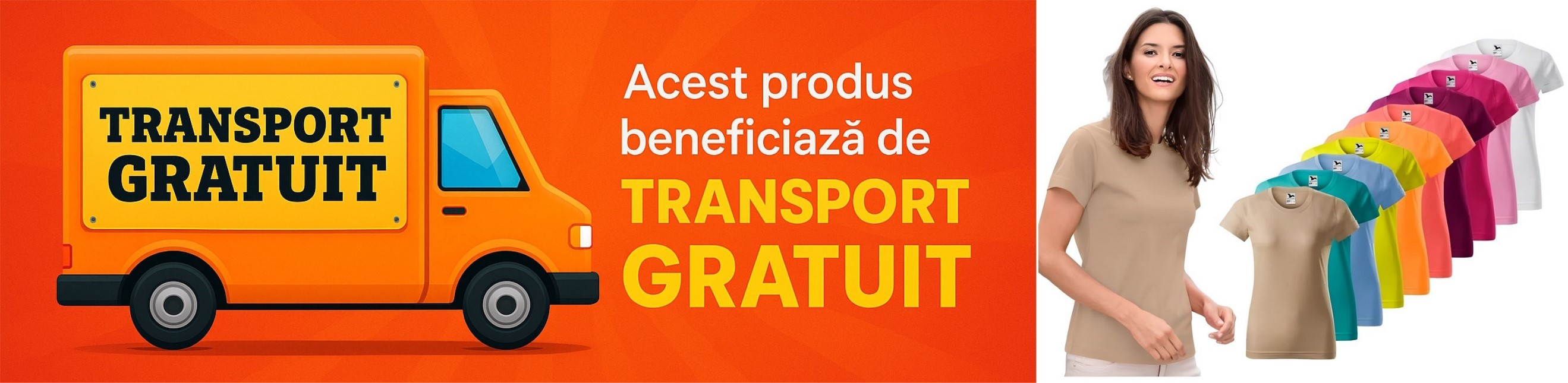 Banner set 10 tricouri transport gratuit
